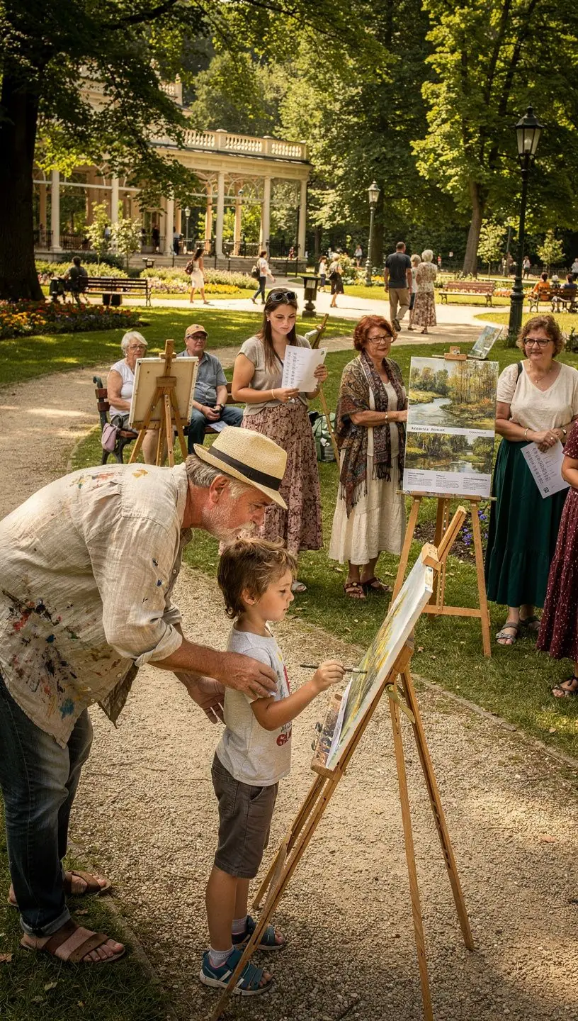 Variety of social game formats for city events